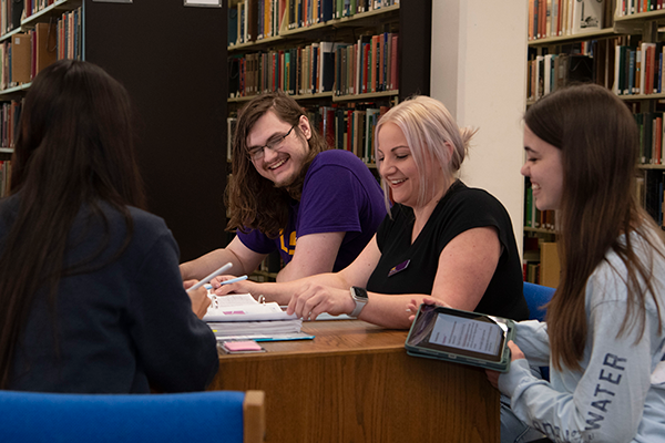 Tutors in the LeDoux Library