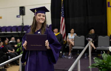 Student at Graduation